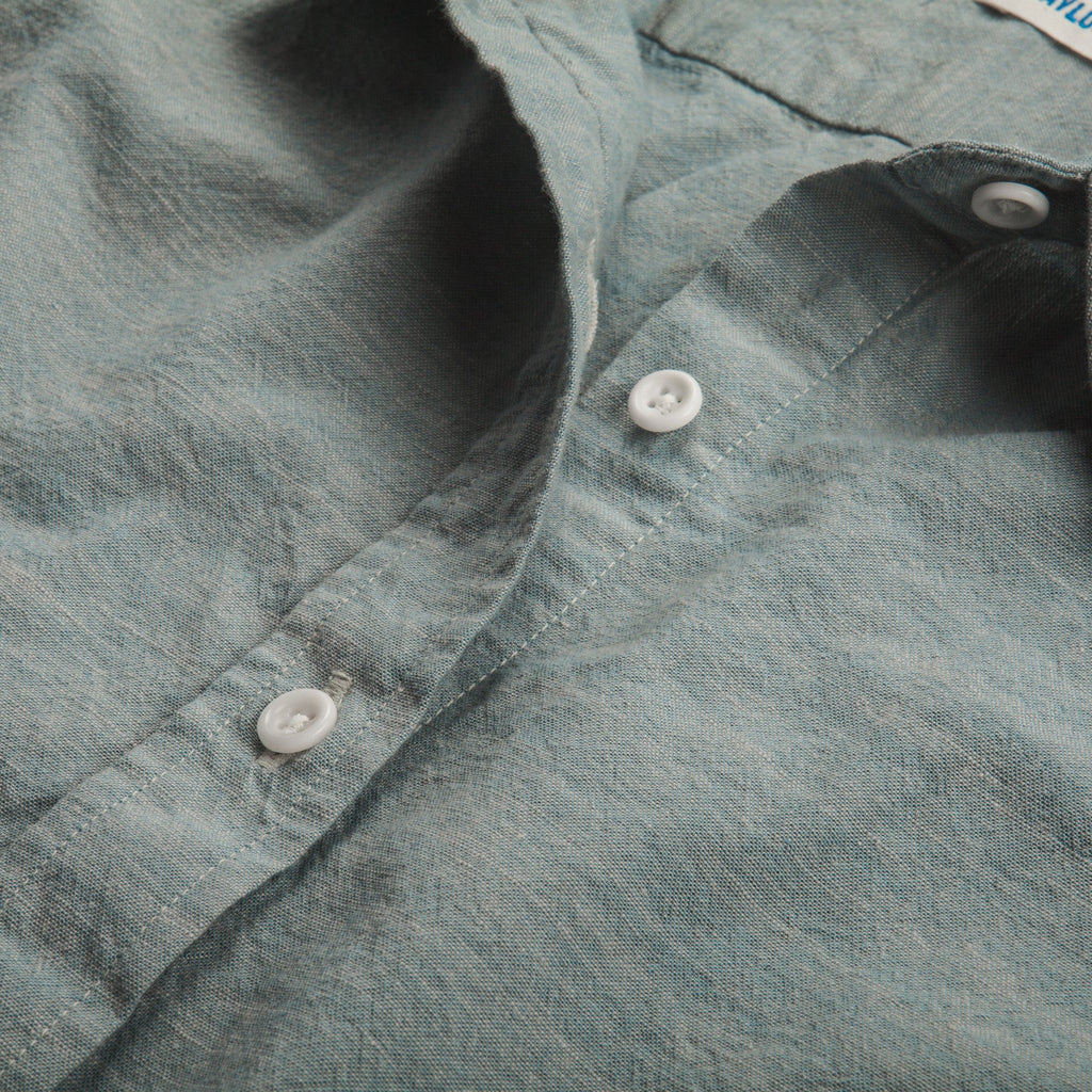 Seafoam Cotton Linen Dress S1518