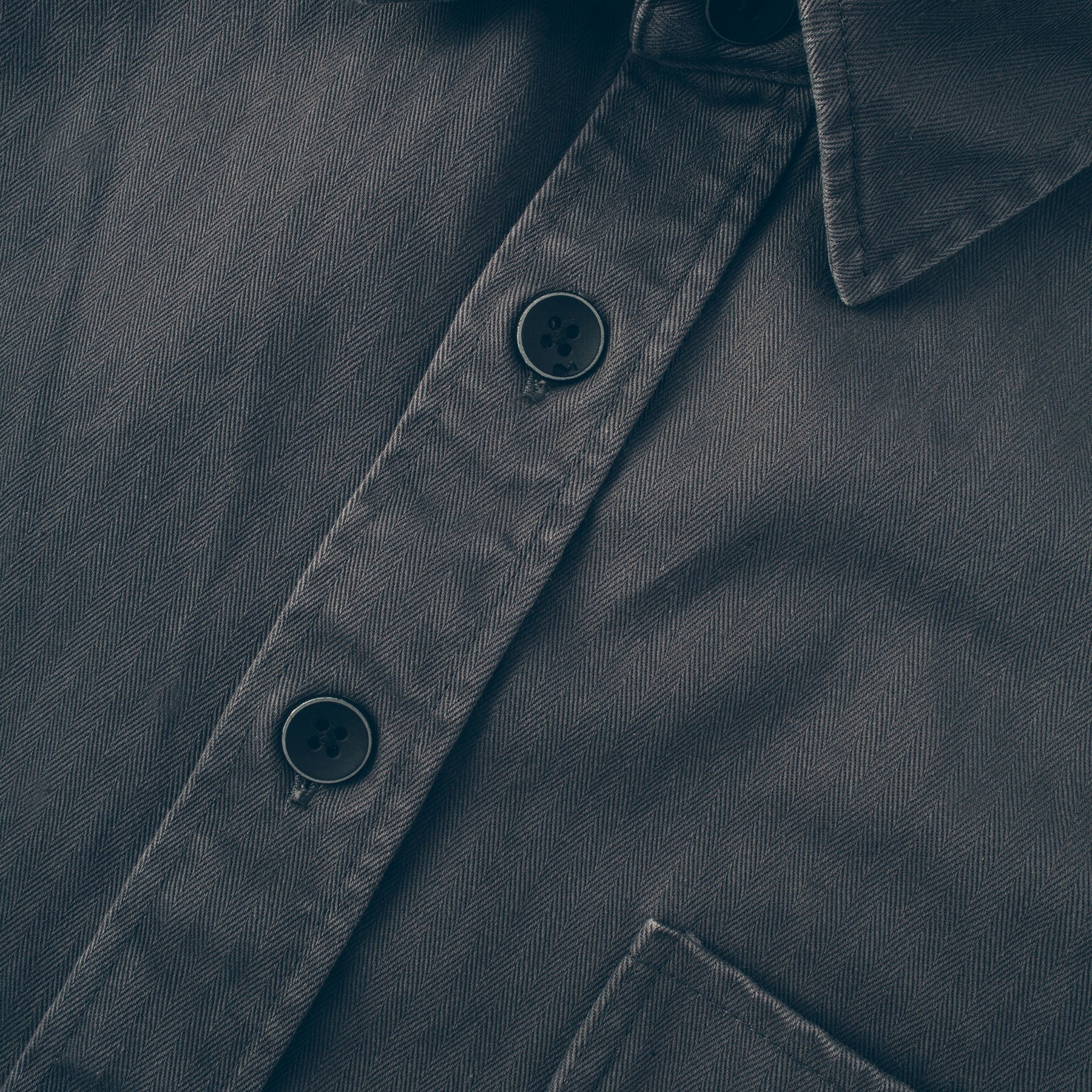 The Mechanic in Washed Charcoal Herringbone