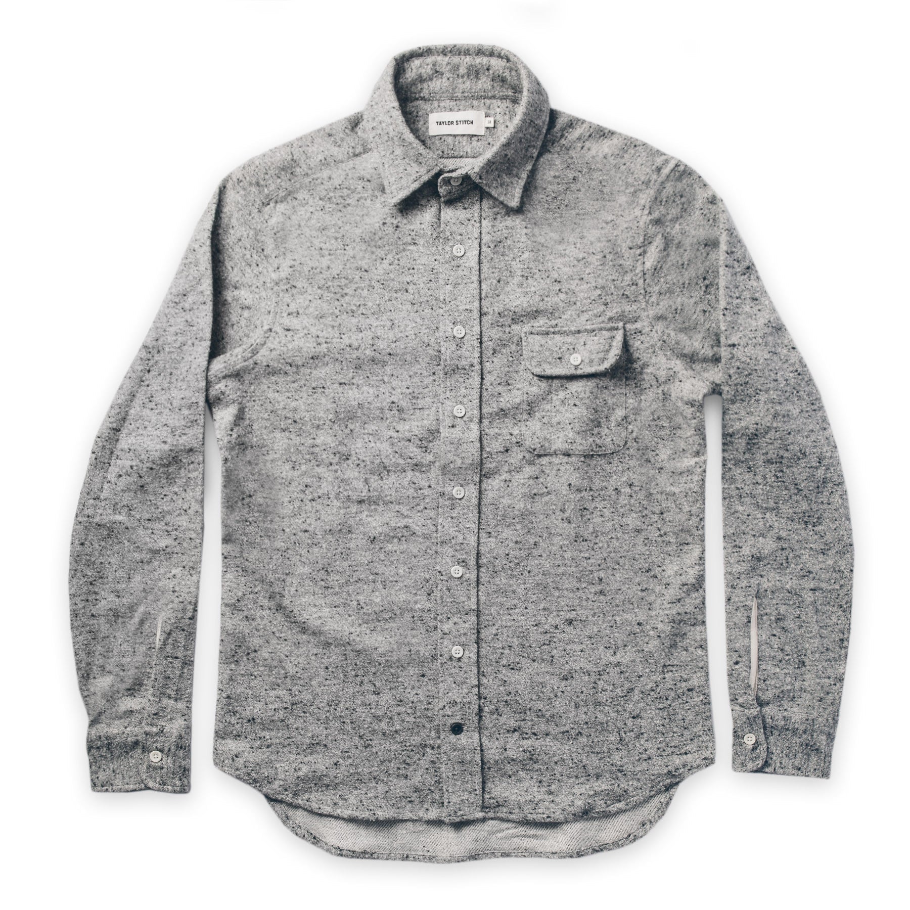 The Sun Down Shirt in Speckled Grey