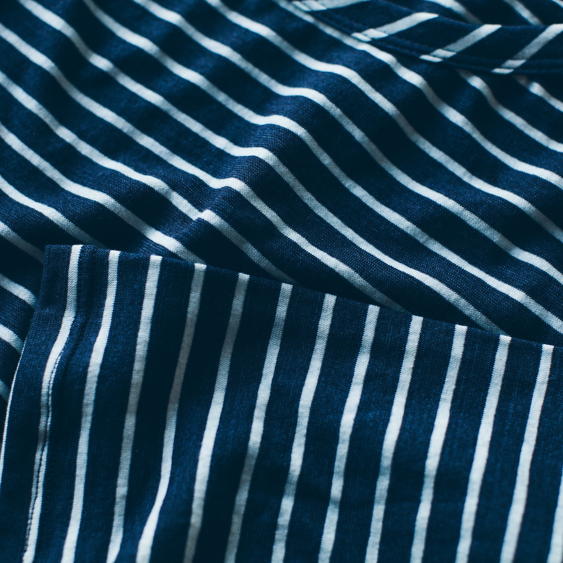 Indigo & White Stripe Dress Q47801