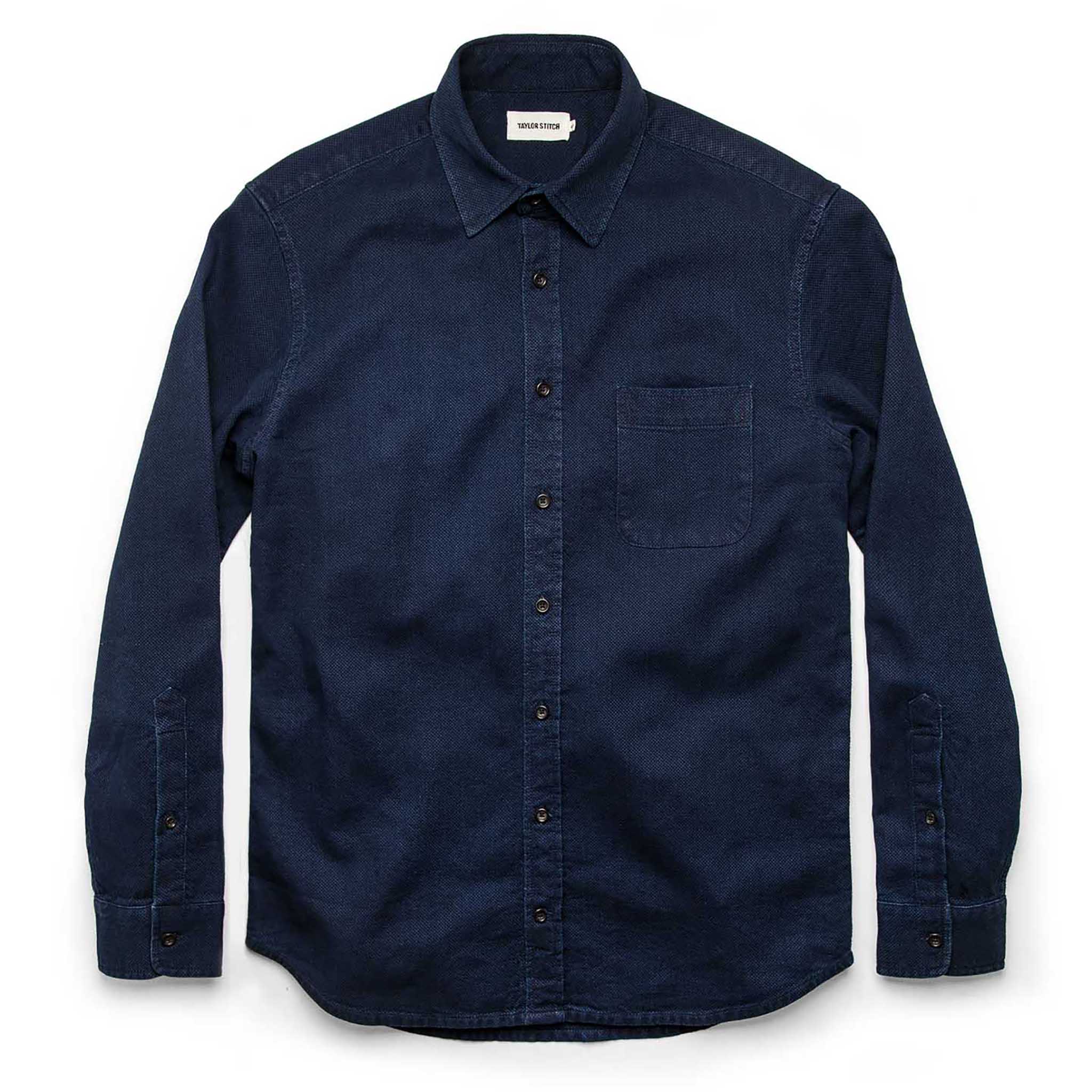 The California in Indigo Dobby