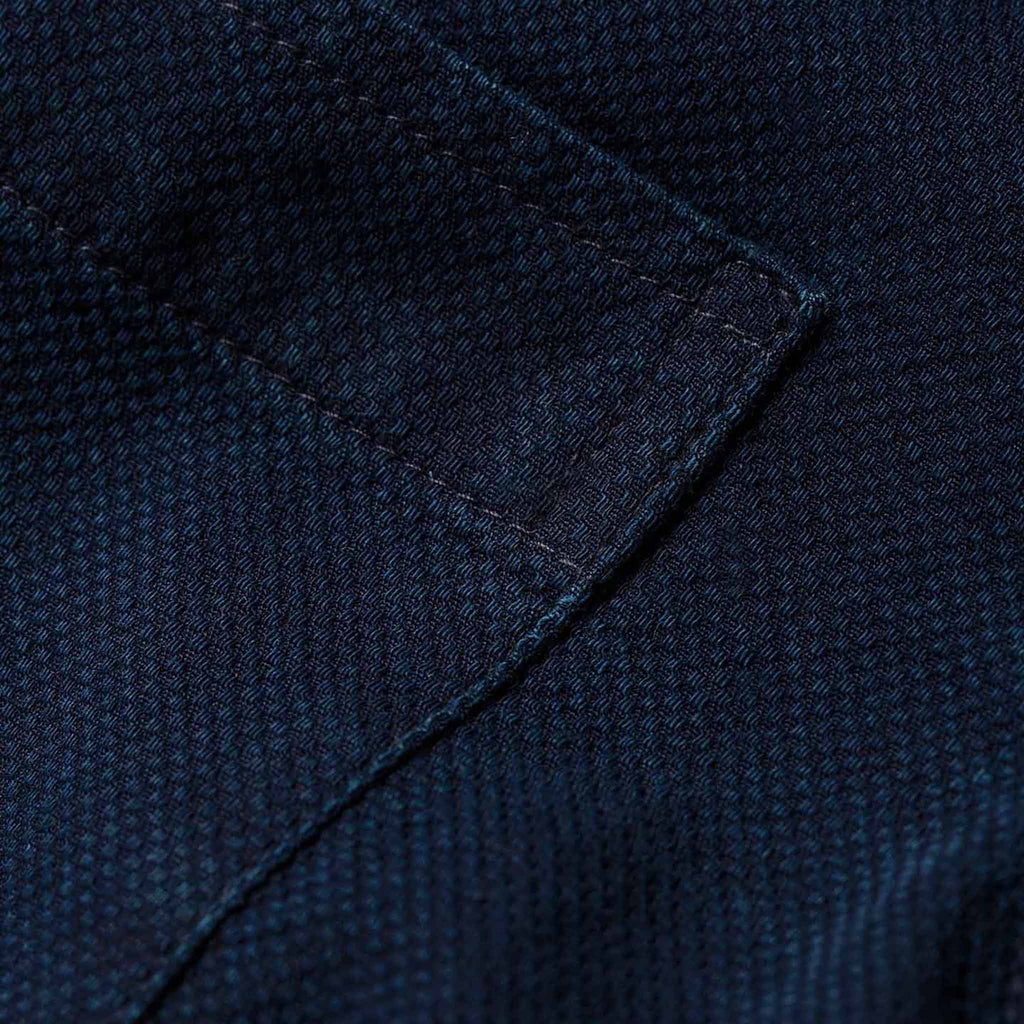 The California in Indigo Dobby