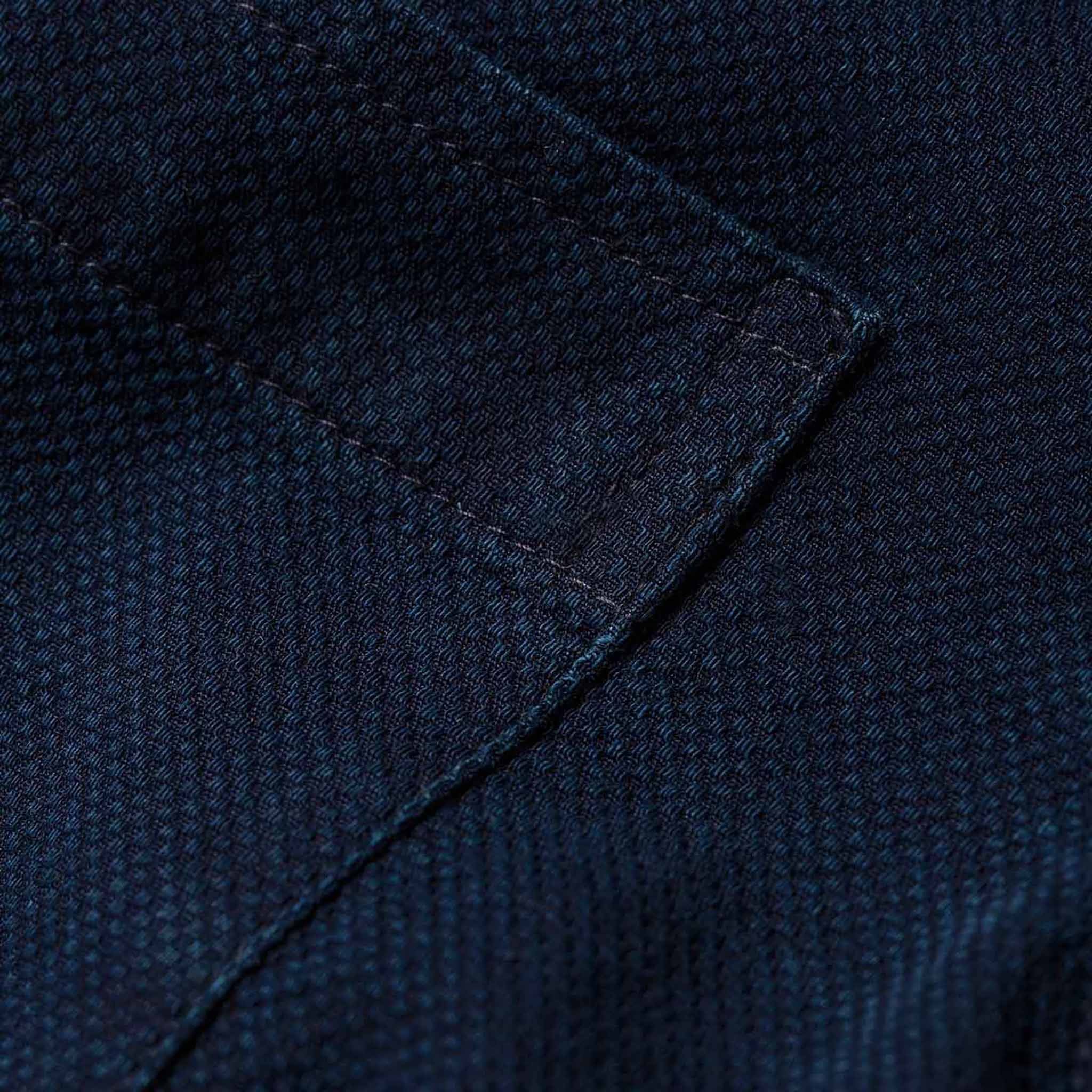 The California in Indigo Dobby