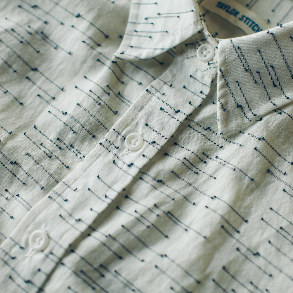 Natural and Indigo Jacquard Throw H58378