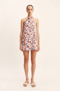 LUNA HALTER MINI DRESS