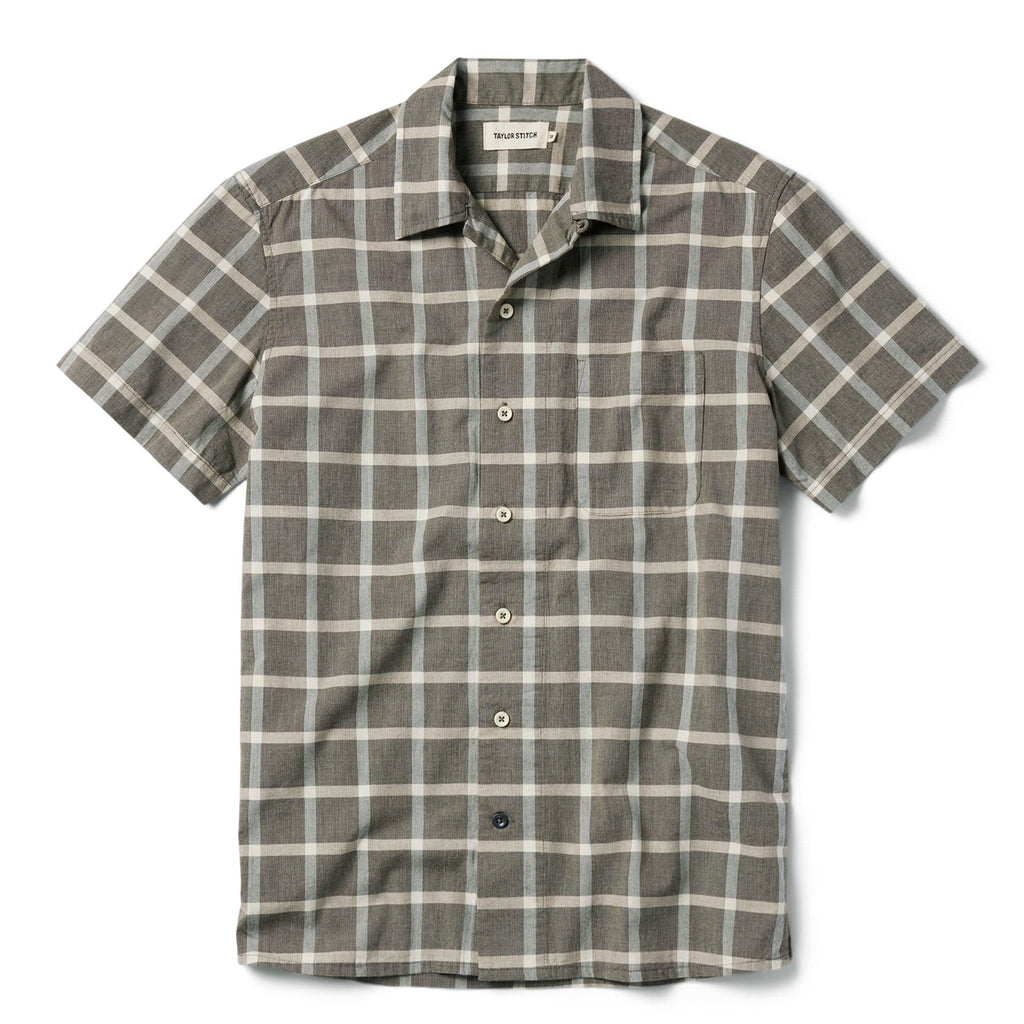Espresso Plaid Short Sleeve Shirt H847247