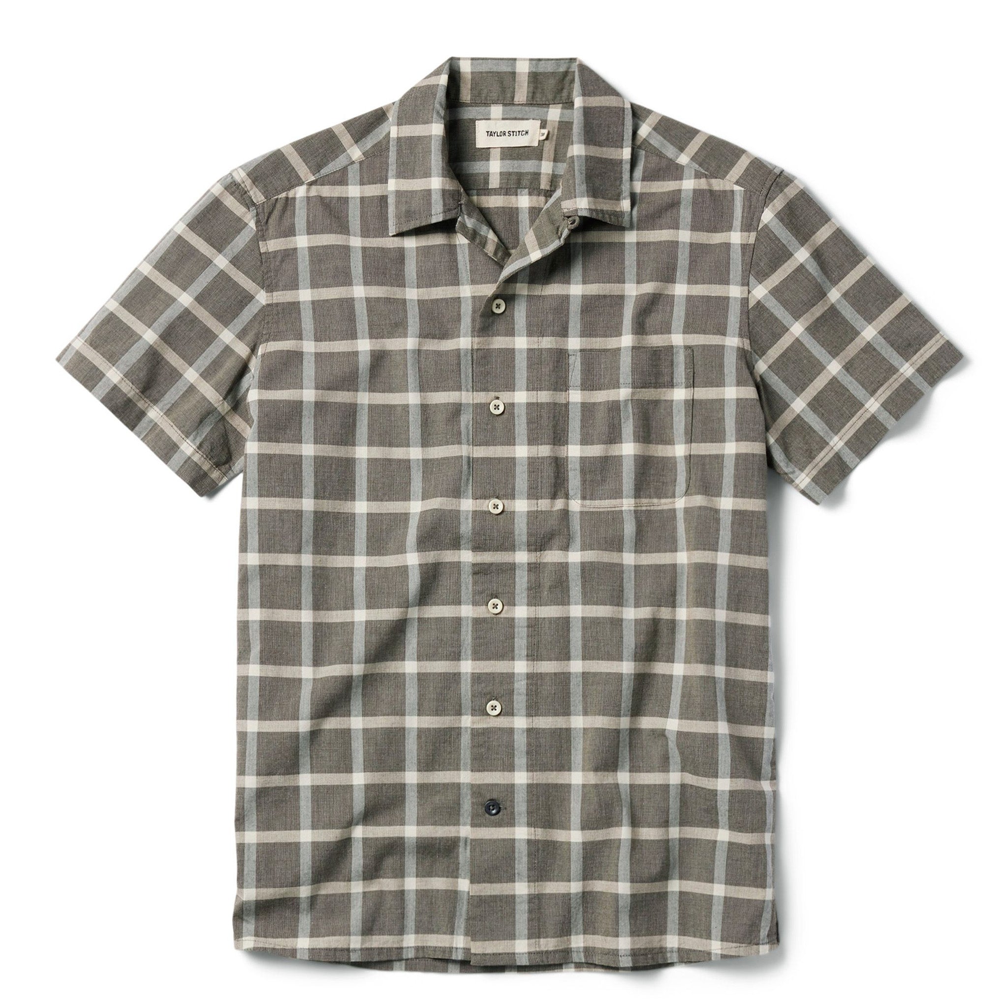 Espresso Plaid Short Sleeve Shirt H847247