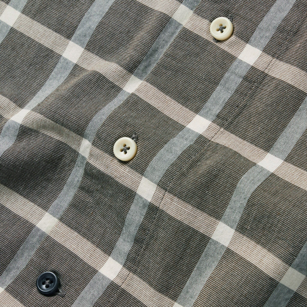 Espresso Plaid Short Sleeve Shirt H847247