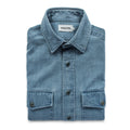 Sun Bleached Indigo Shirt Jacket A650917