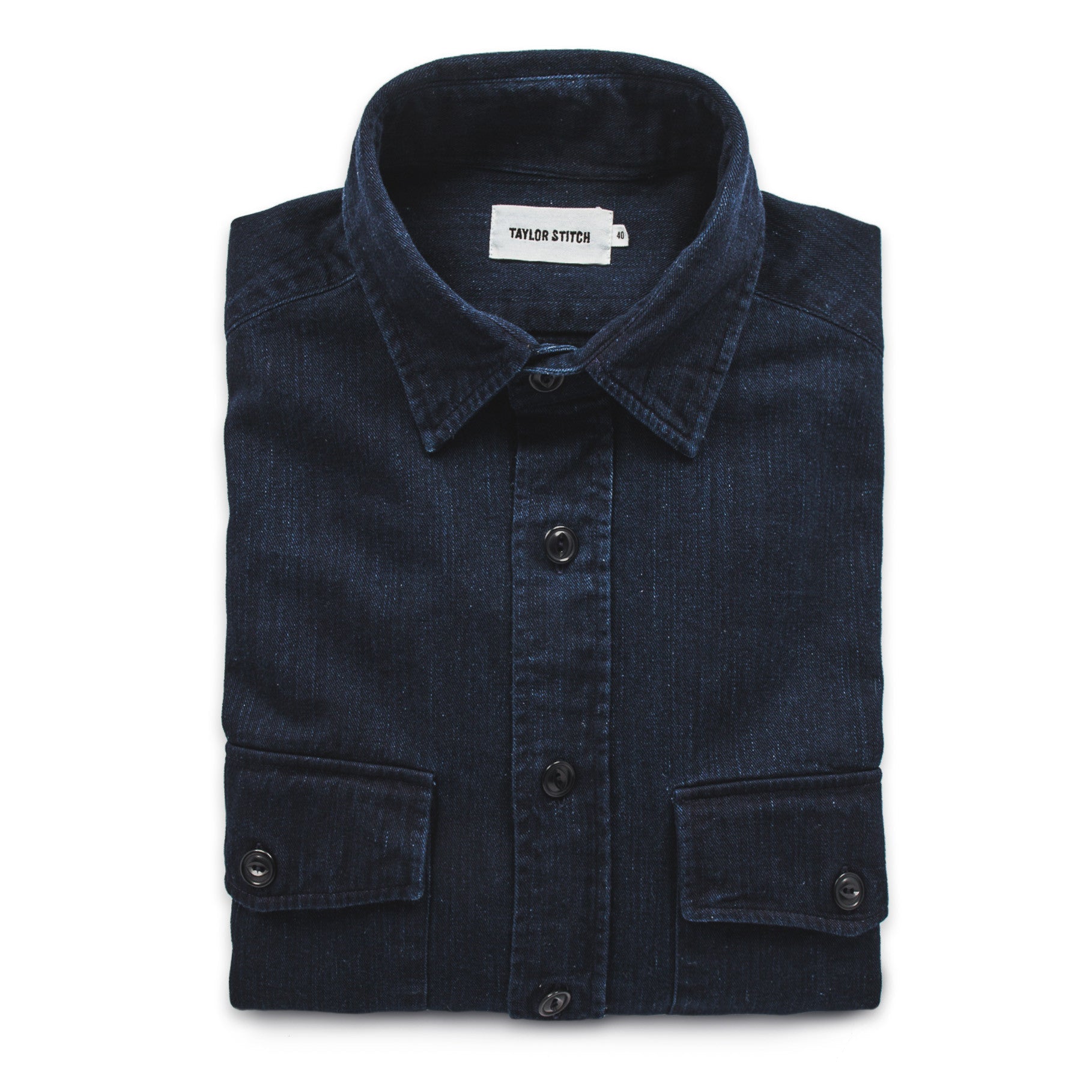 Sea Washed Indigo Shirt Jacket C988