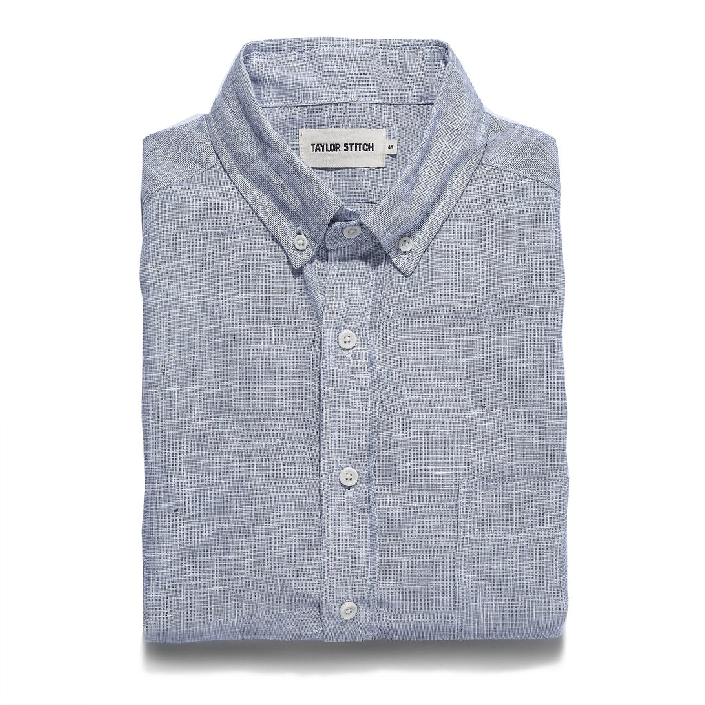 The Jack in Navy Pin Dot Linen