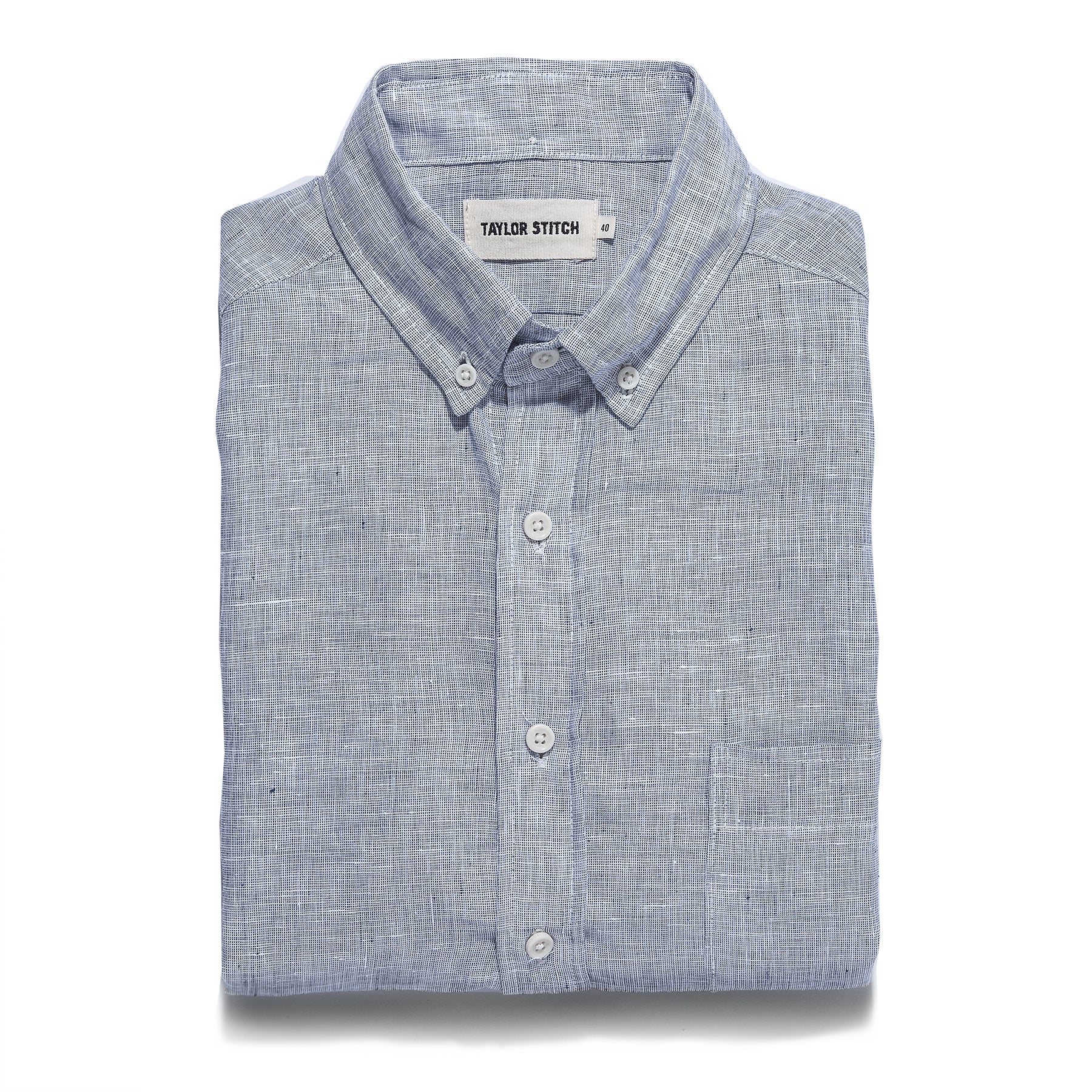 The Jack in Navy Pin Dot Linen
