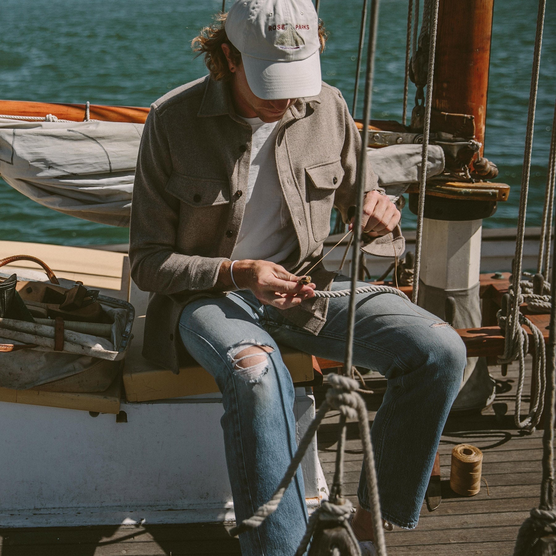 The Maritime Shirt Jacket in Natural