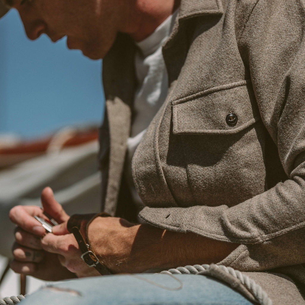 The Maritime Shirt Jacket in Natural