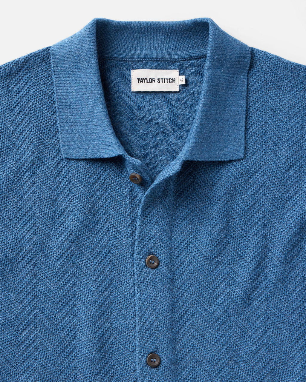 Gulf Stream Herringbone Button Down Polo P969