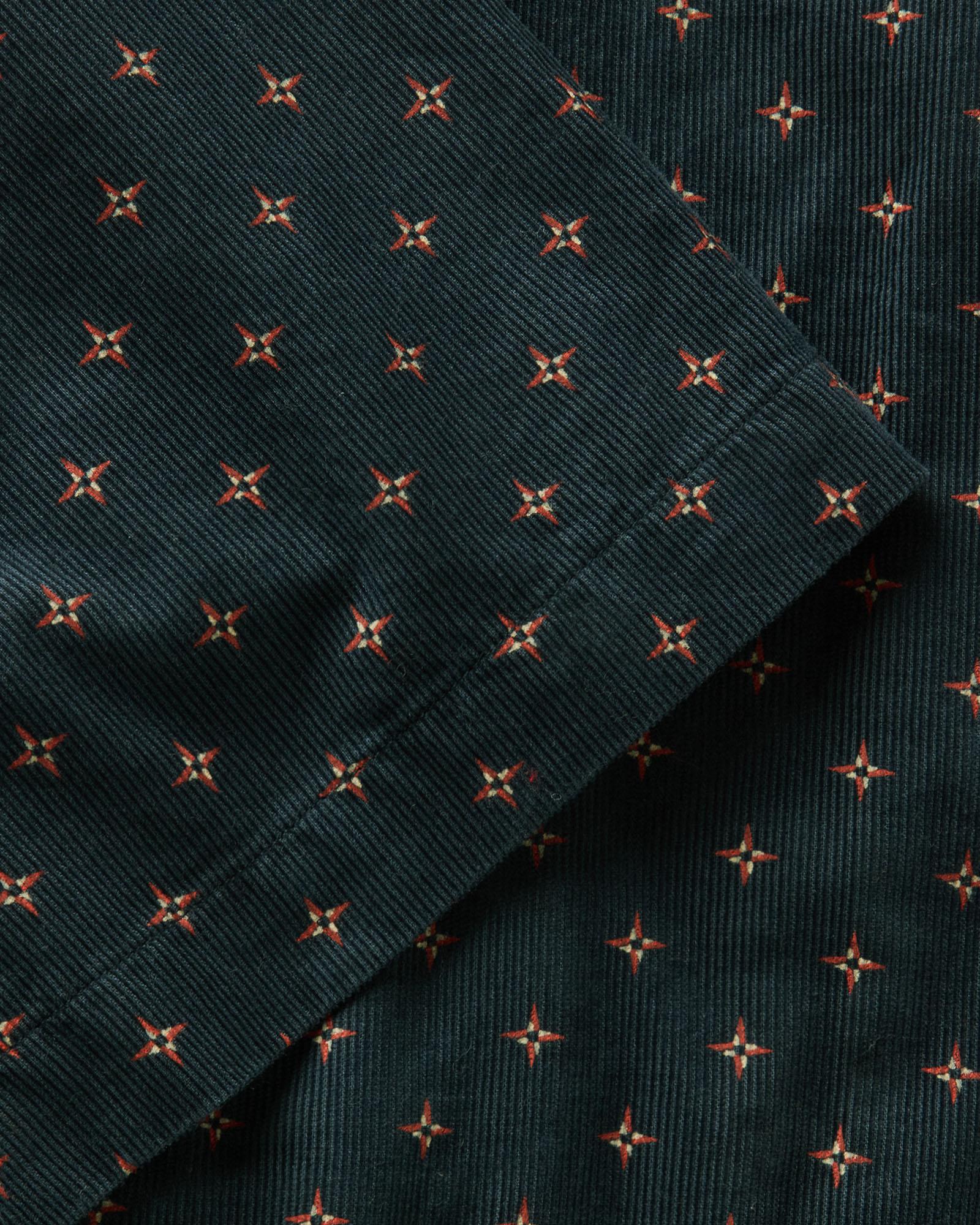 Navy Pigeon Foulard Pincord Shirt C920