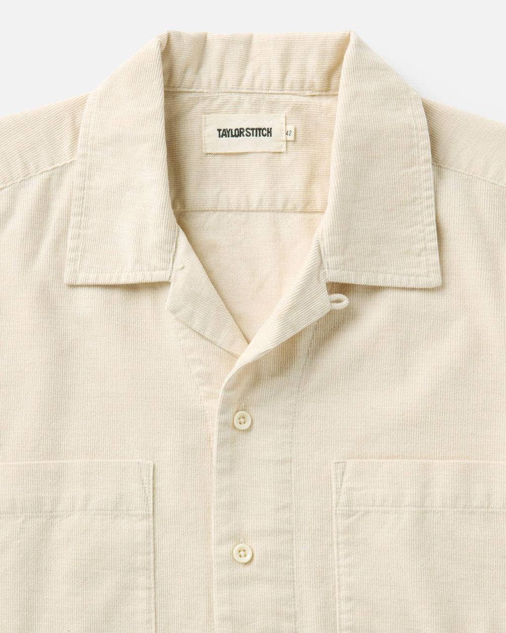 The Conrad Shirt in Heather Oat Pincord