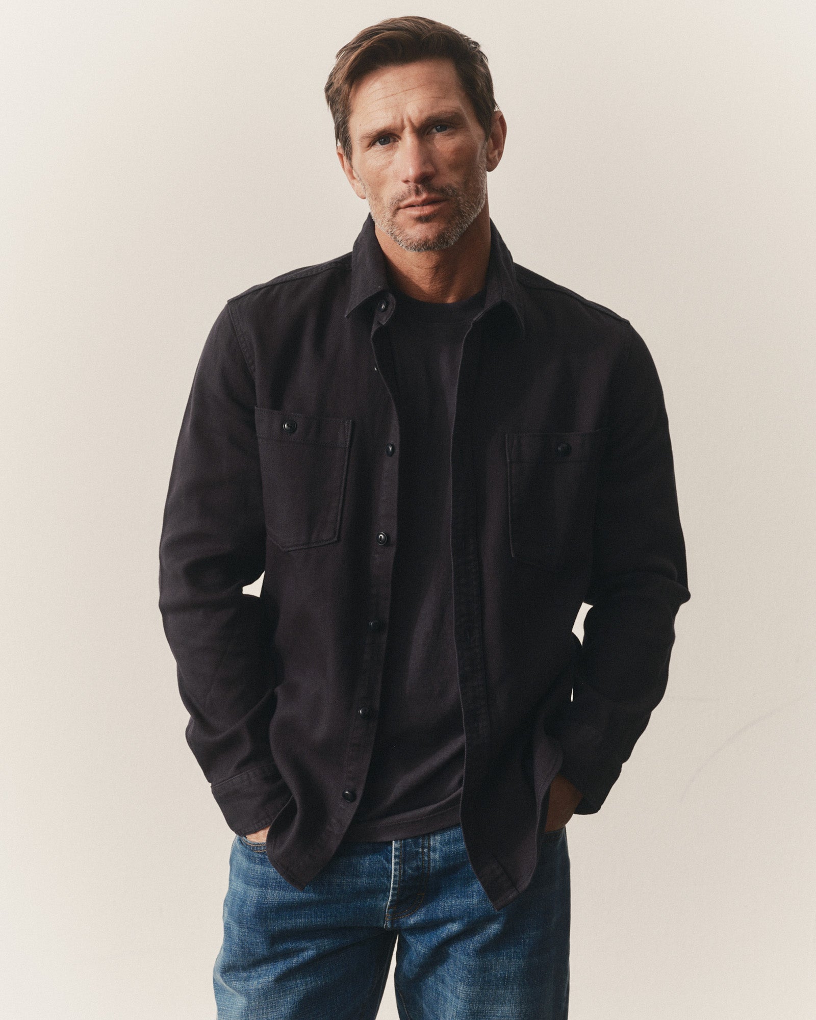 The Dispatch Shirt in Navy Broken Twill