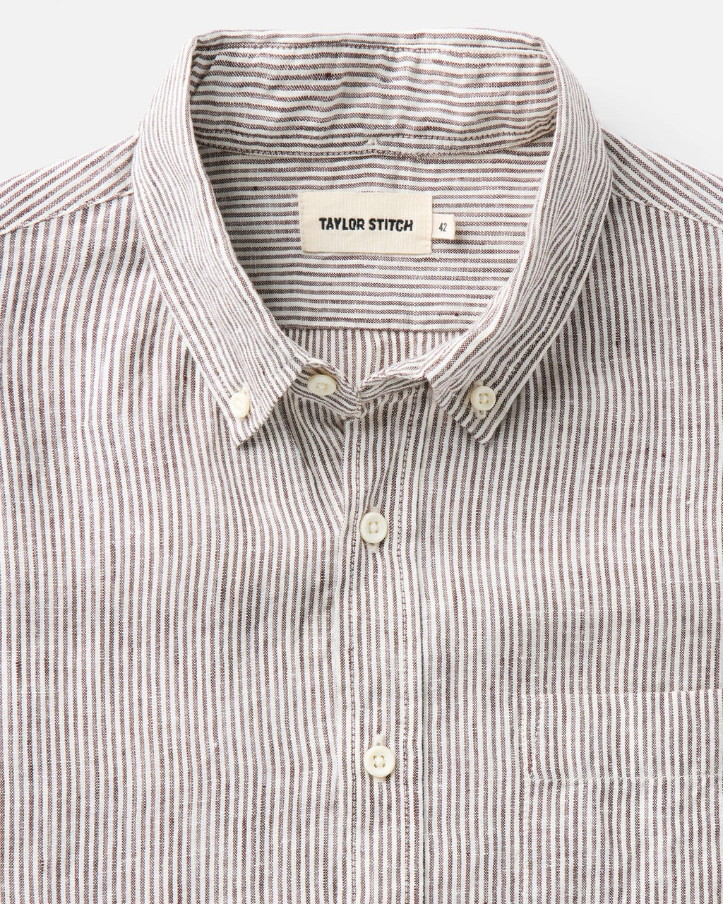 The Jack in Burgundy University Stripe Linen