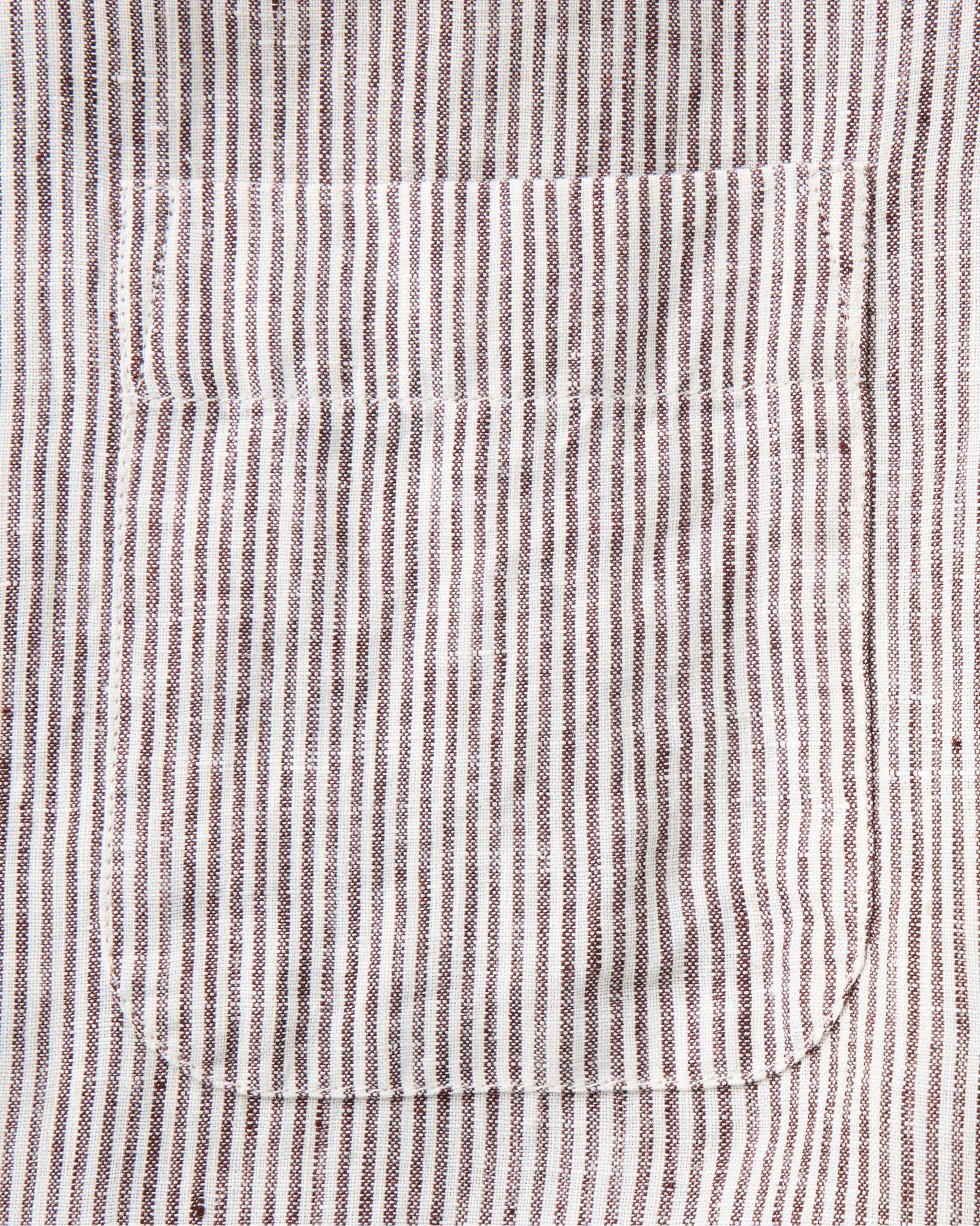 The Jack in Burgundy University Stripe Linen