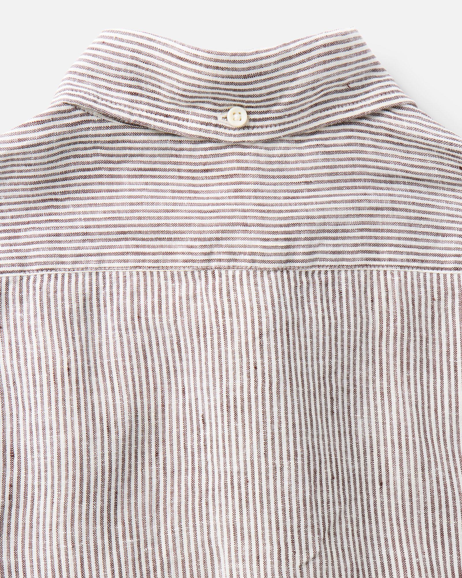 The Jack in Burgundy University Stripe Linen