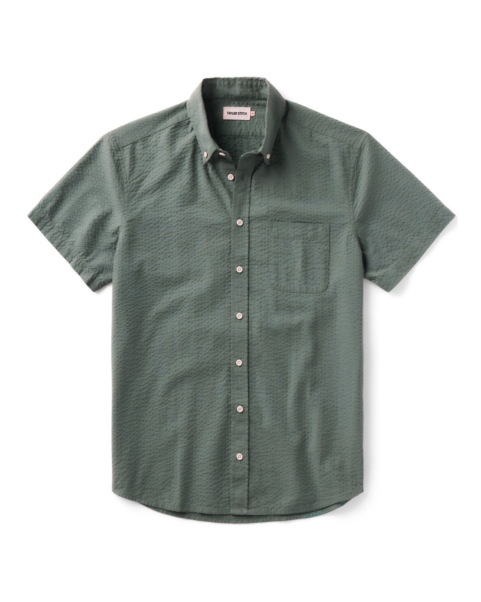 The Short Sleeve Jack in Deep Sea Seersucker