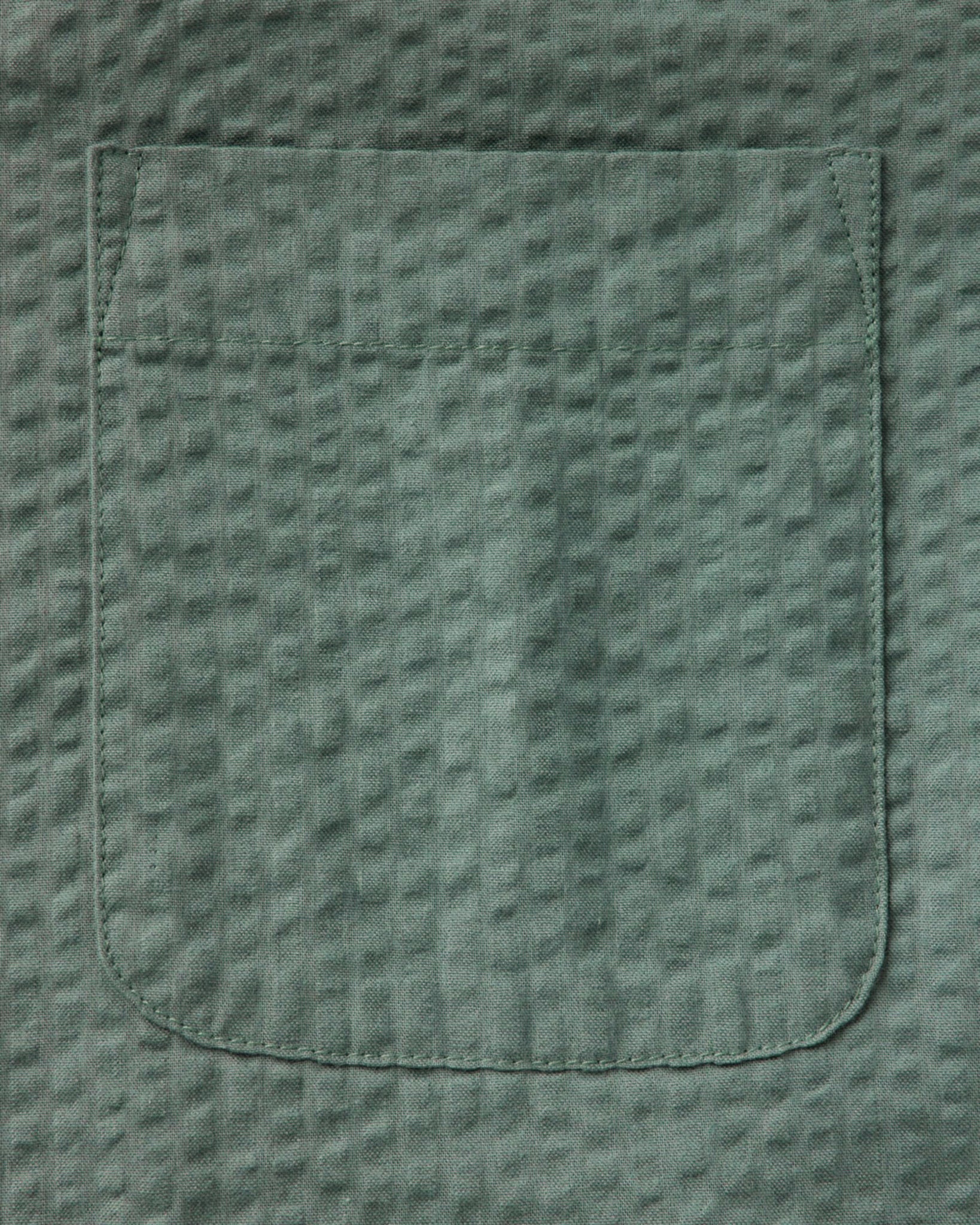 The Short Sleeve Jack in Deep Sea Seersucker