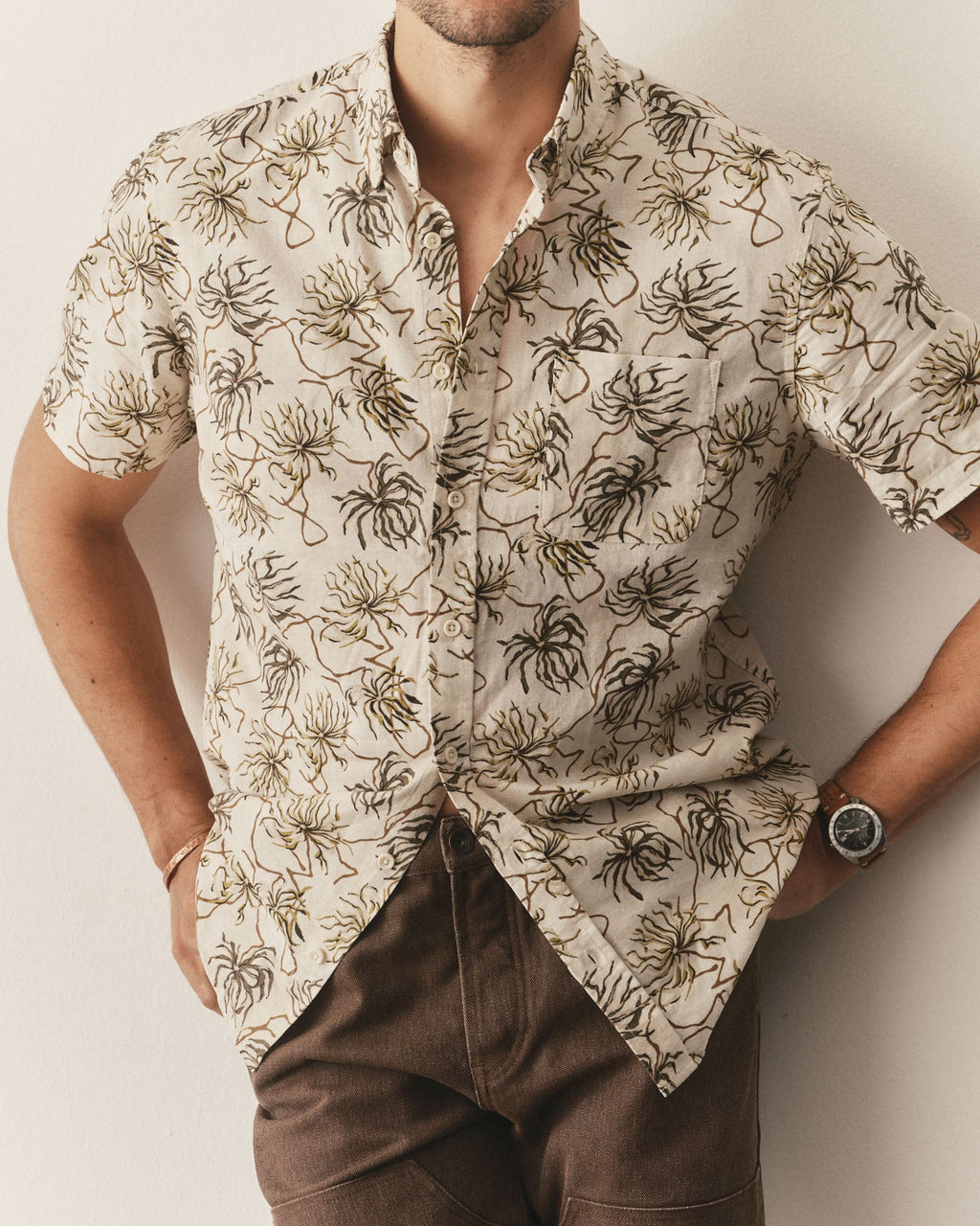 Dried Palms Short Sleeve Jacket H78475