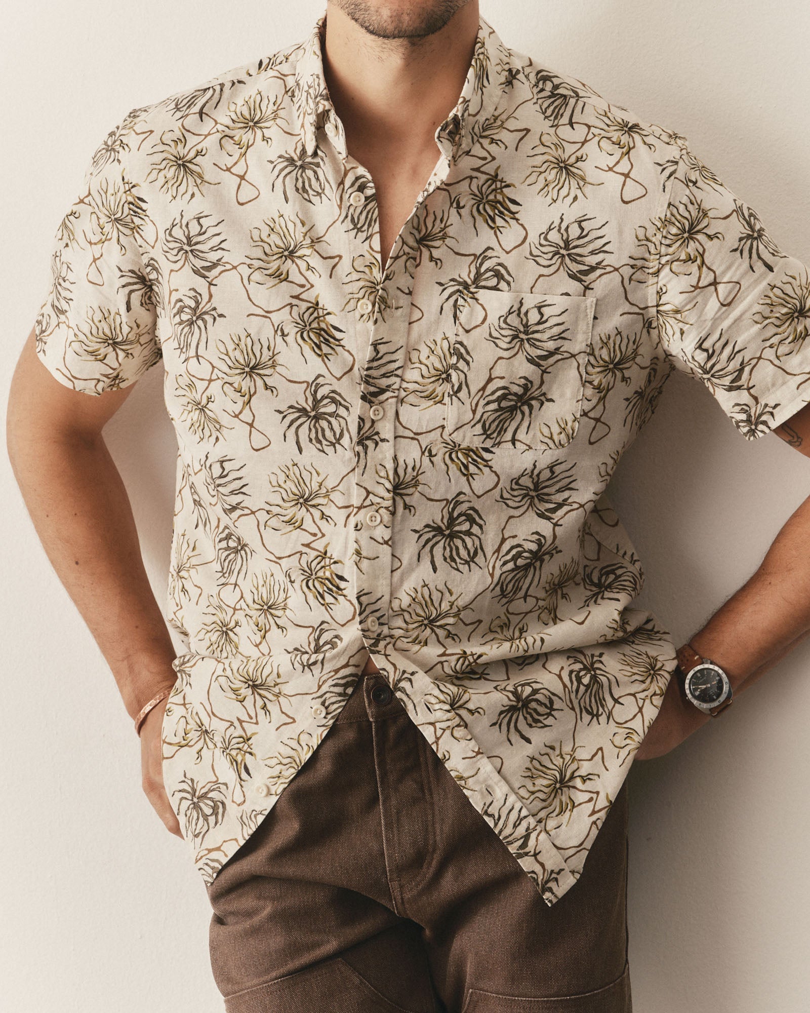 Dried Palms Short Sleeve Jacket H78475