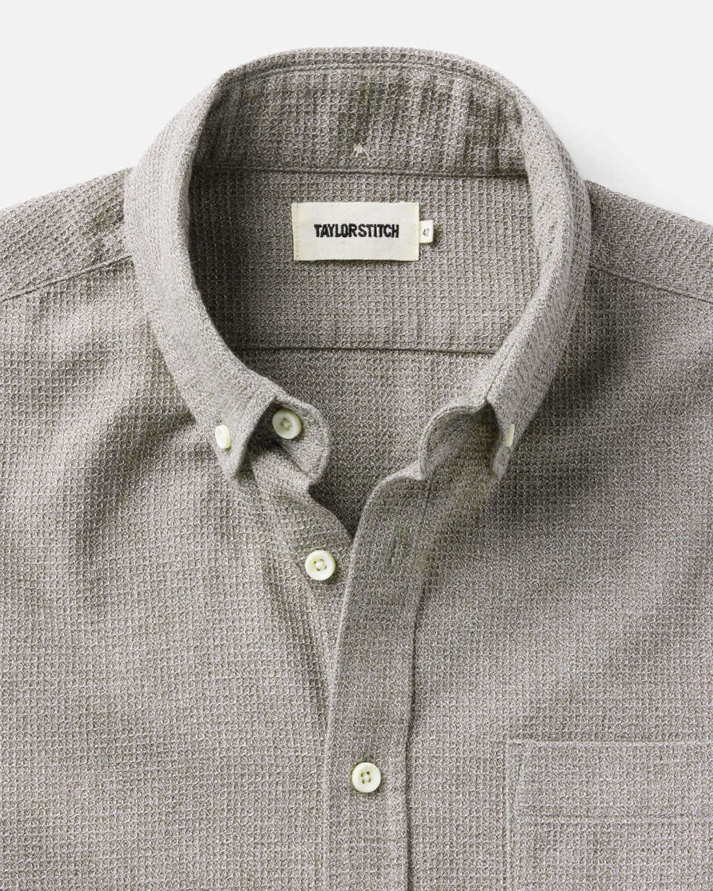 The Short Sleeve Jack in Fern Twist Waffle