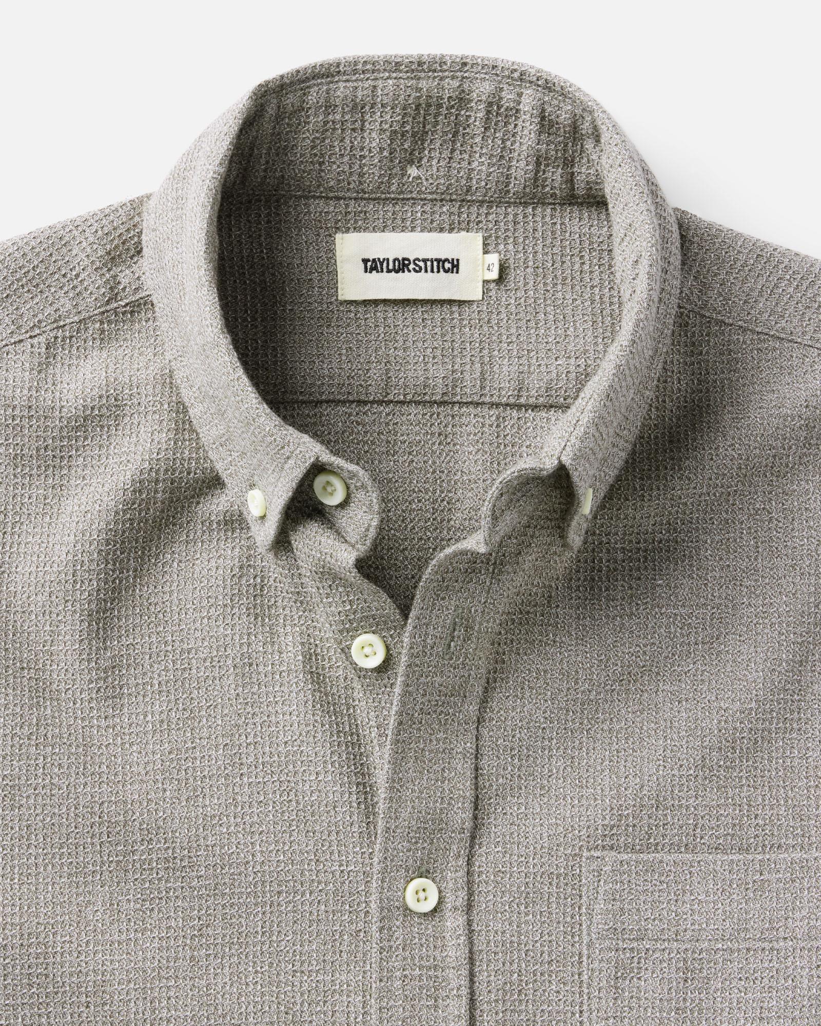 The Short Sleeve Jack in Fern Twist Waffle