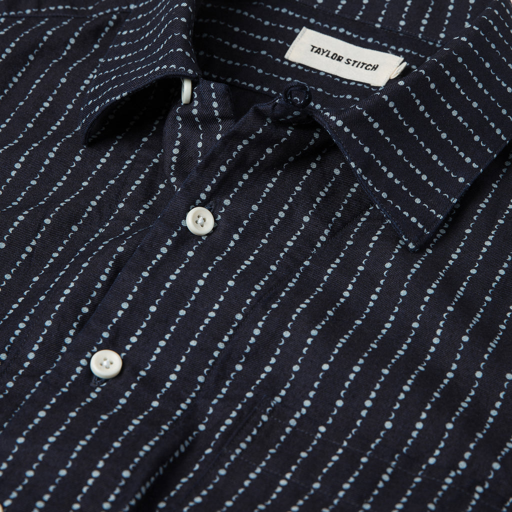 The Short Sleeve Hawthorne in Indigo Moon Phase