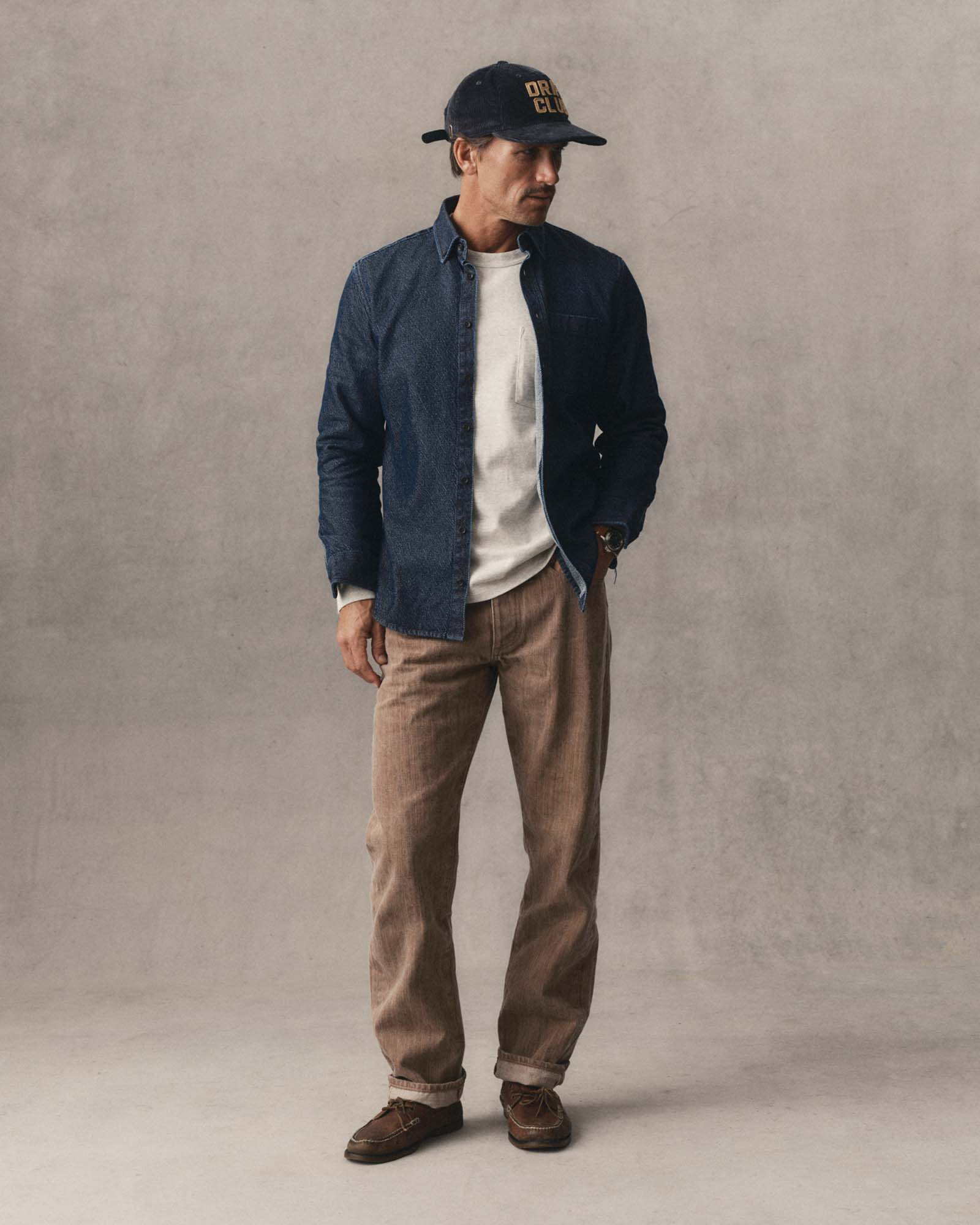 The Jack in Rinsed Indigo Japanese Jacquard Dot
