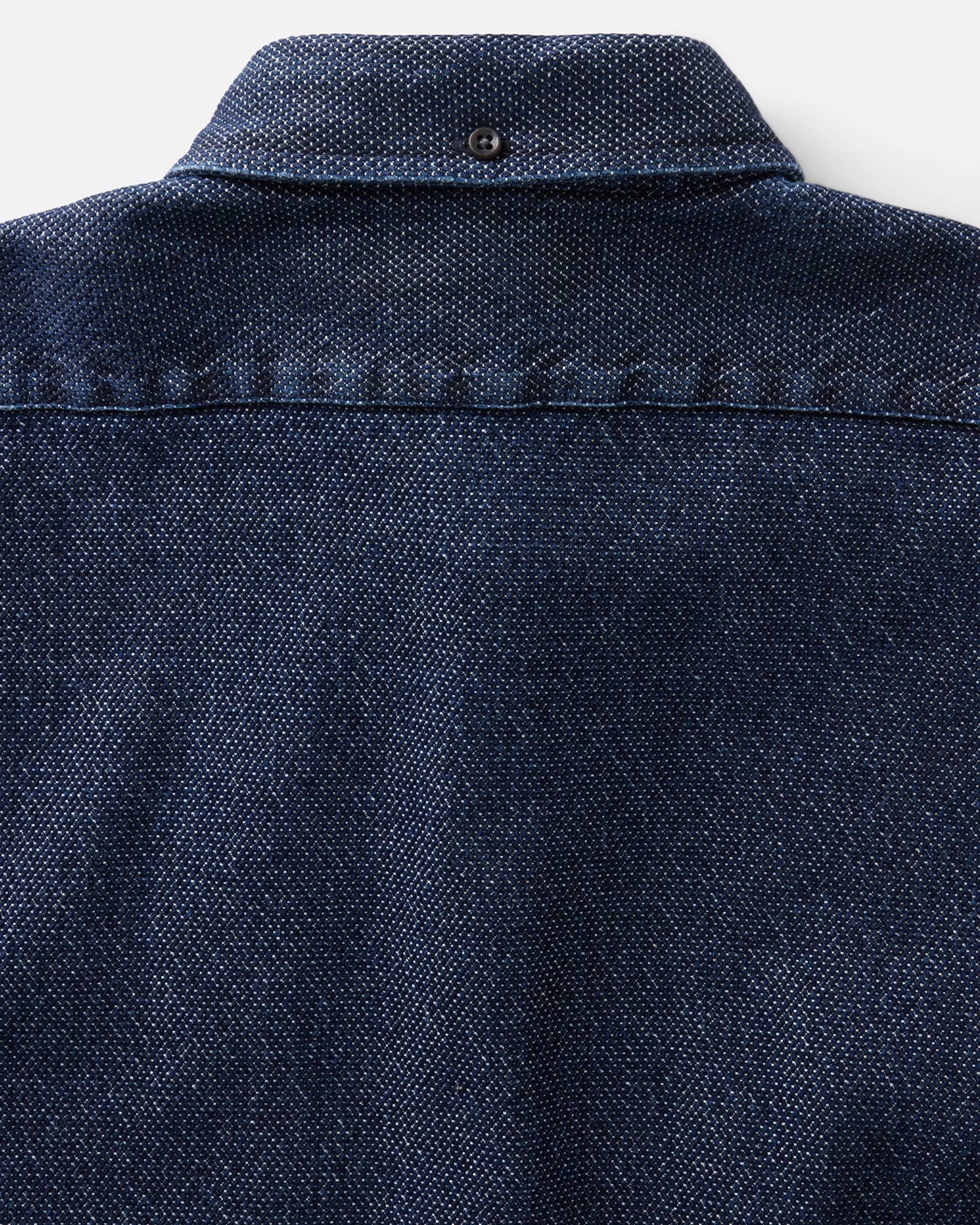 The Jack in Rinsed Indigo Japanese Jacquard Dot