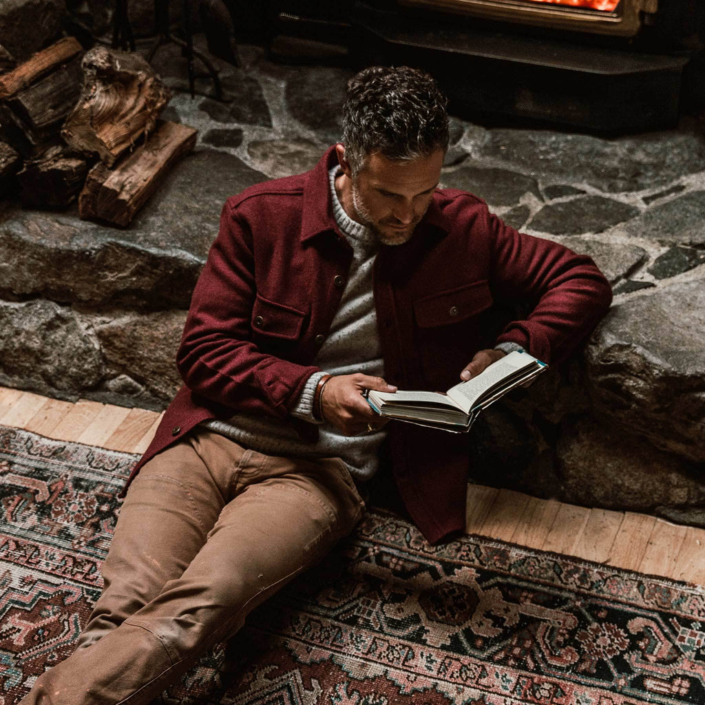 The Explorer Shirt in Burgundy