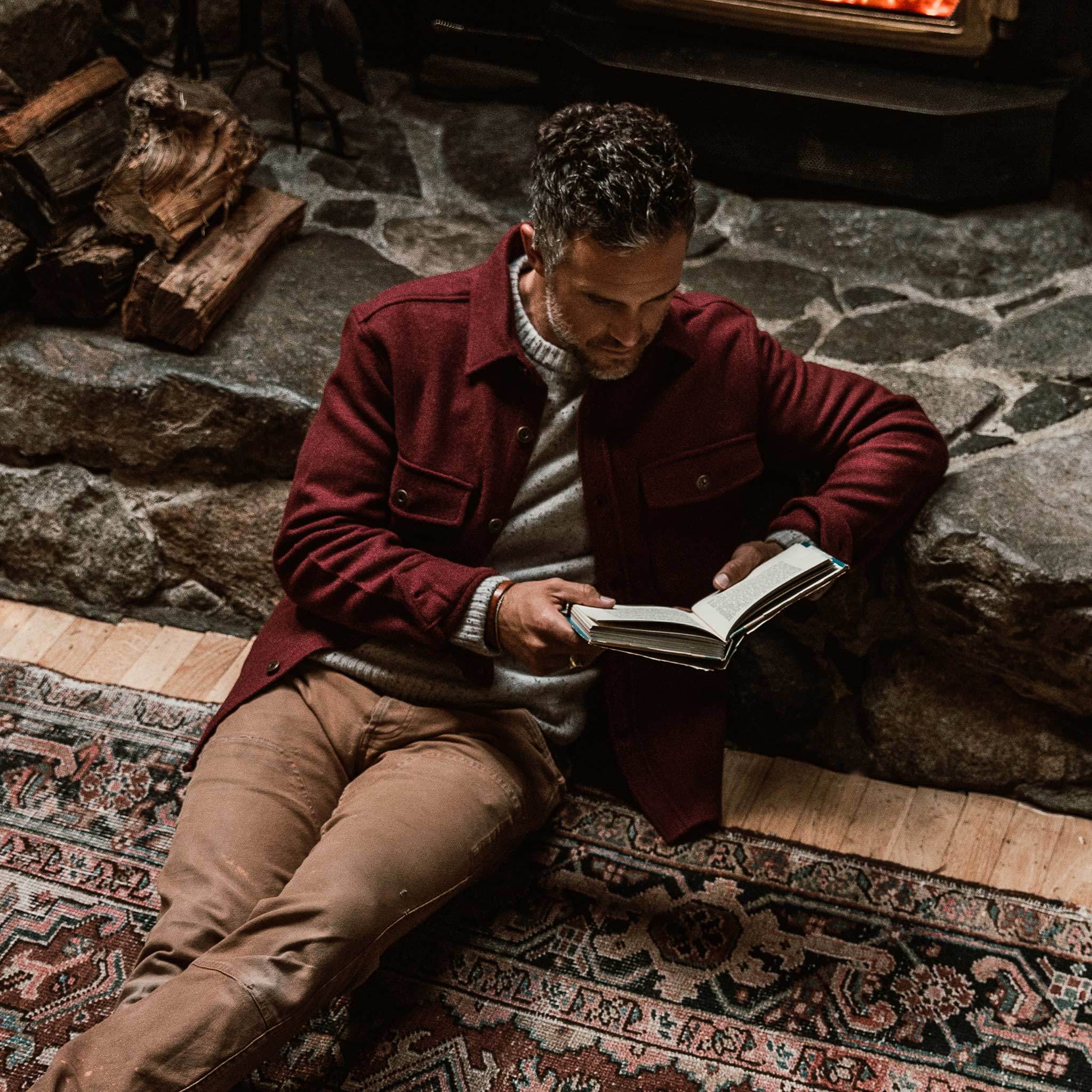 The Explorer Shirt in Burgundy