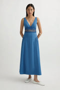 VEDA V-NECK DRESS