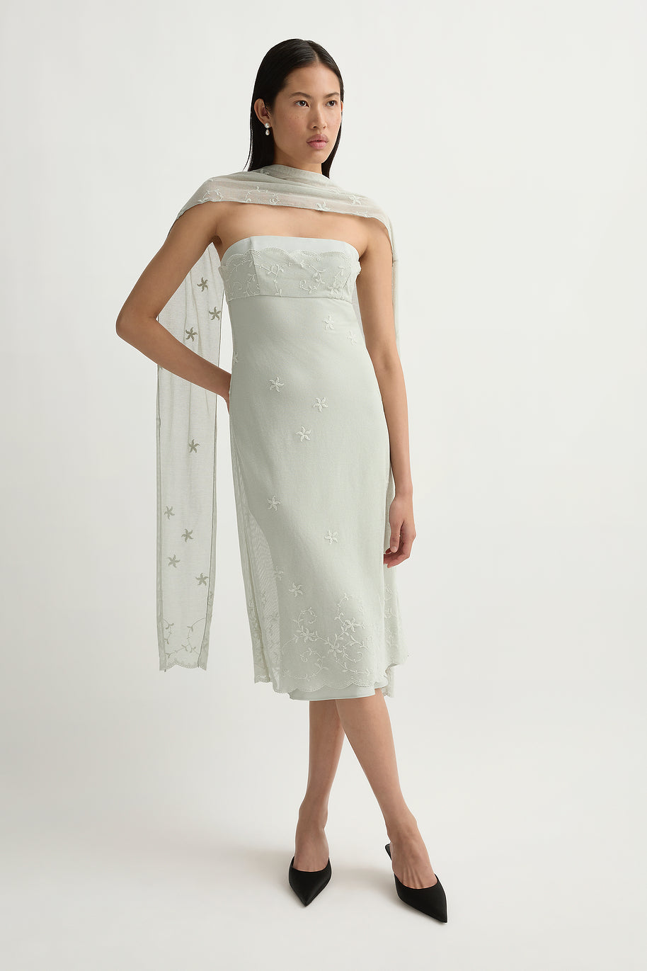 COVE STRAPLESS DRESS