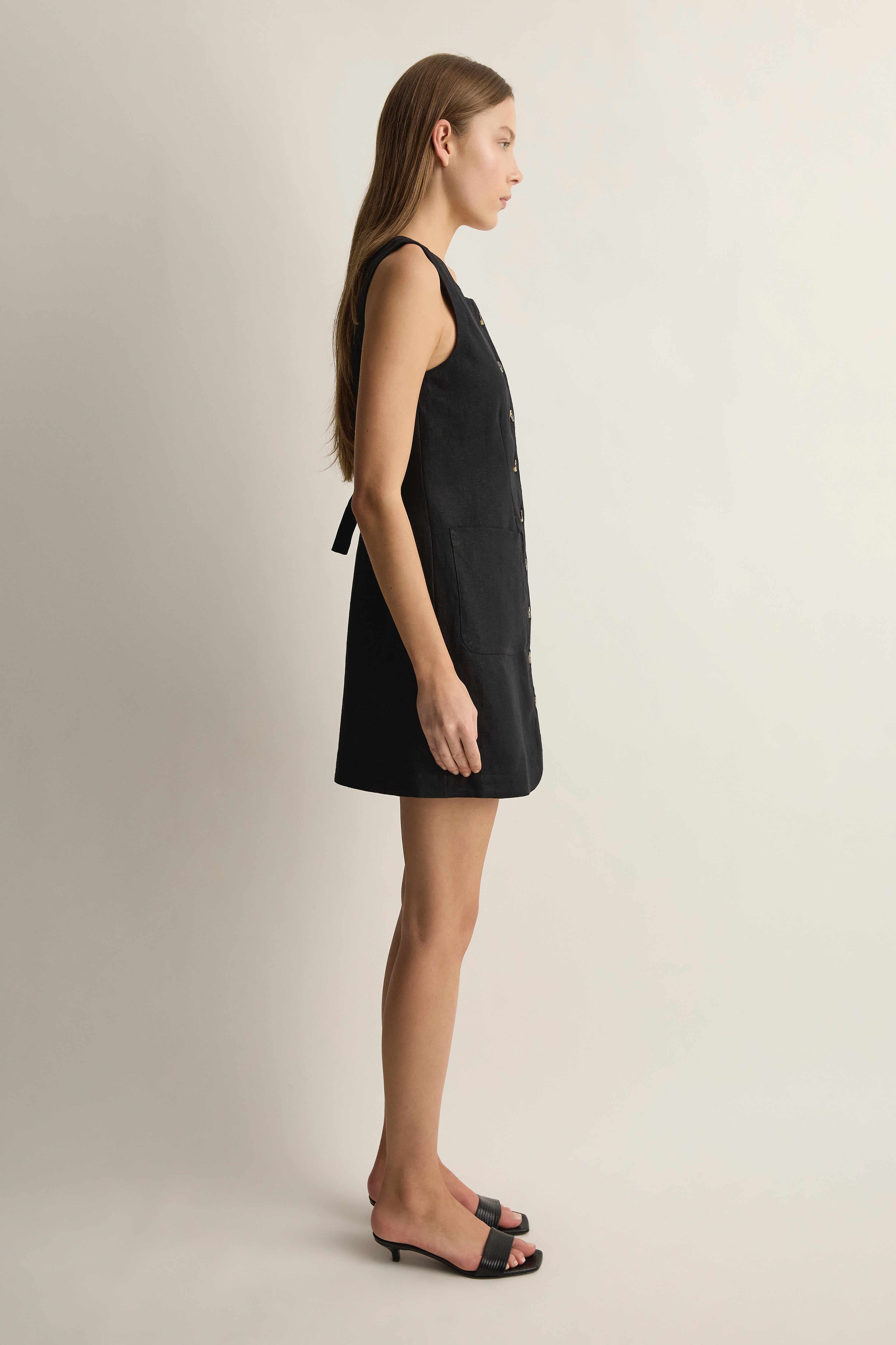 EMMA BUTTON DOWN DRESS