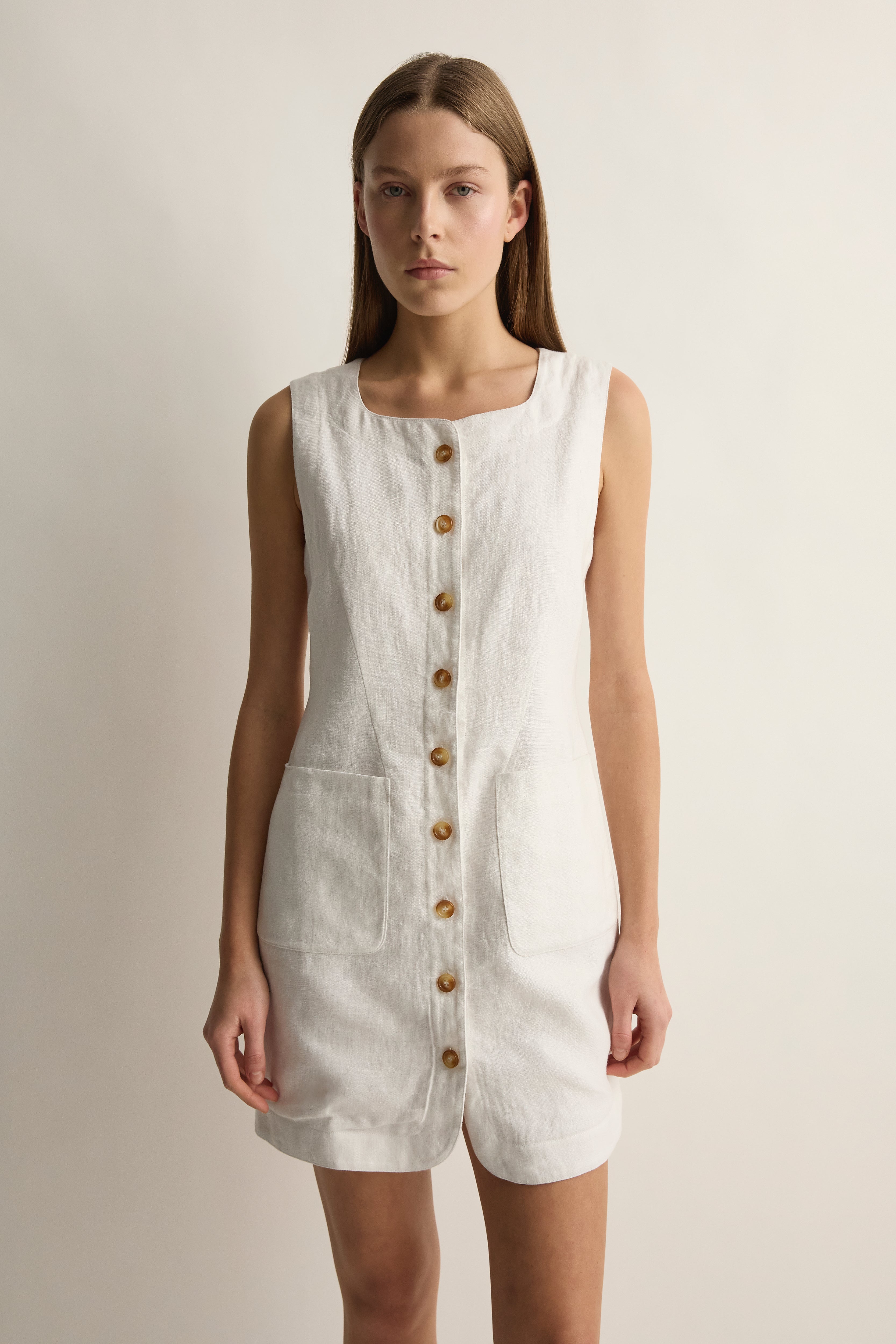 EMMA BUTTON DOWN DRESS