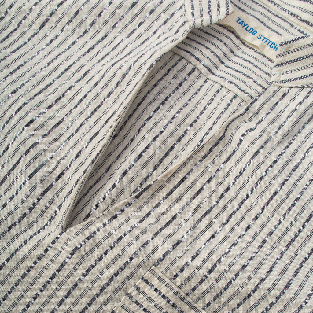 French Ticking Stripe Popover W759
