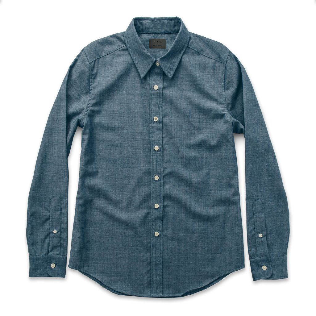 Blue Merino 4S Chambray V7769