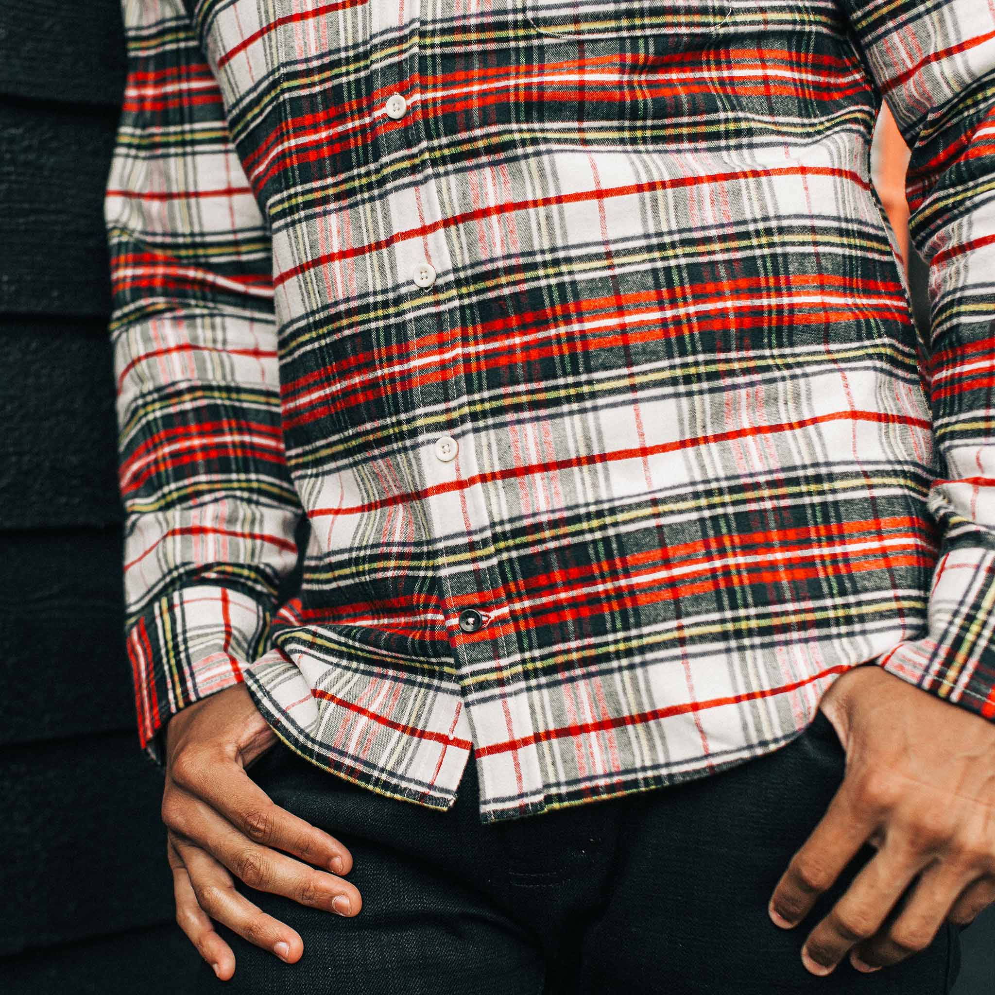 White Tartan Shirt F93259