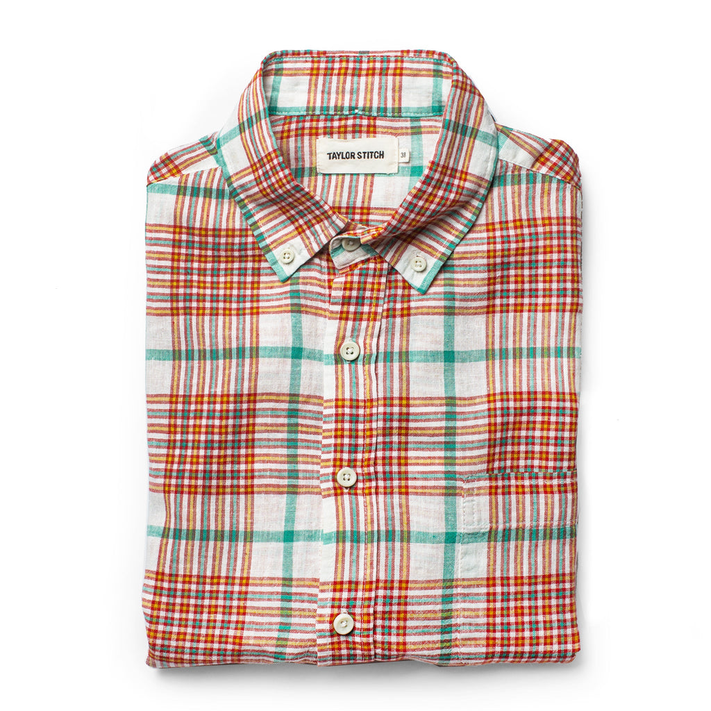 Vintage Red Madras Jack U544