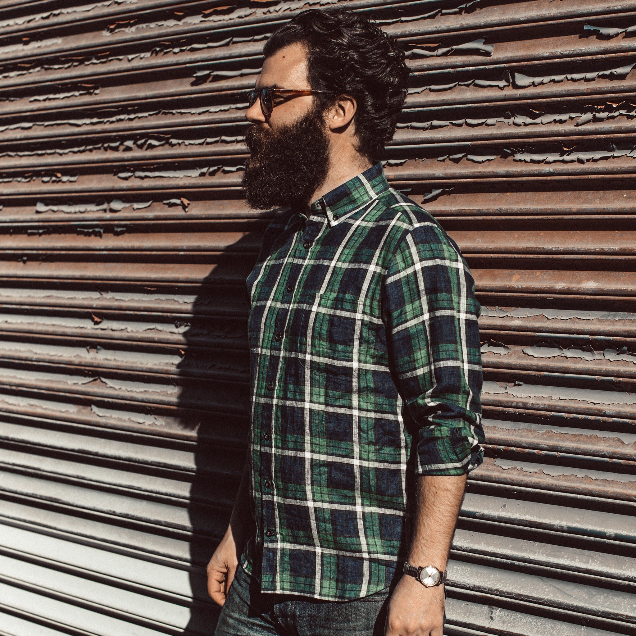 The Jack in Blackwatch Plaid Linen