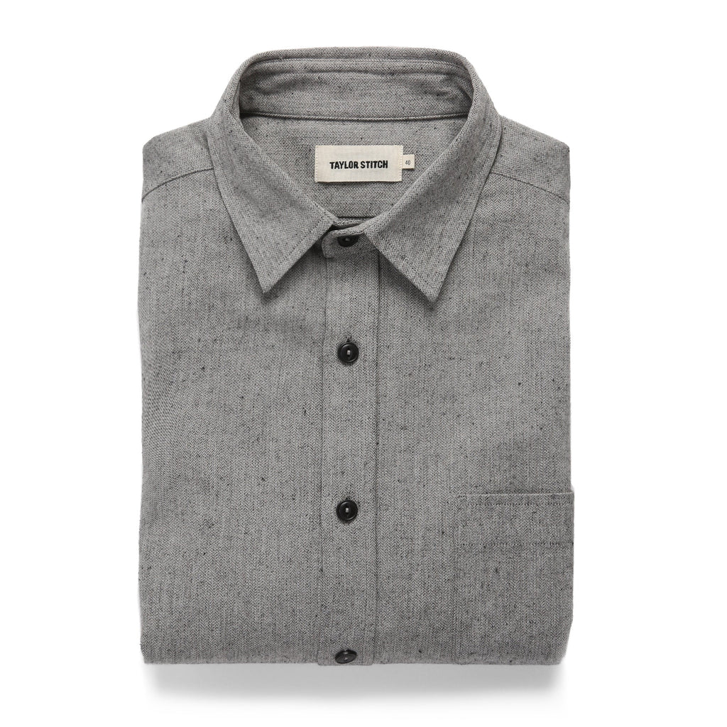 The California in Charcoal Herringbone