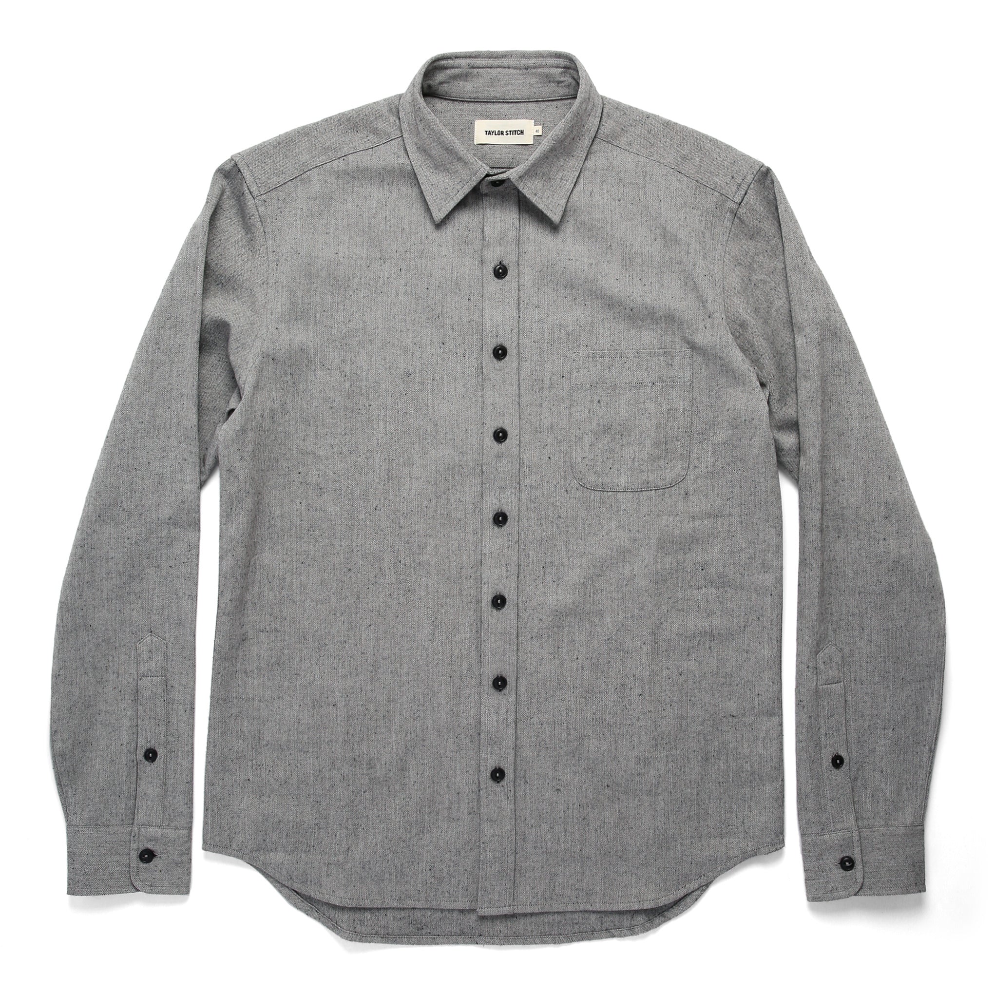 The California in Charcoal Herringbone