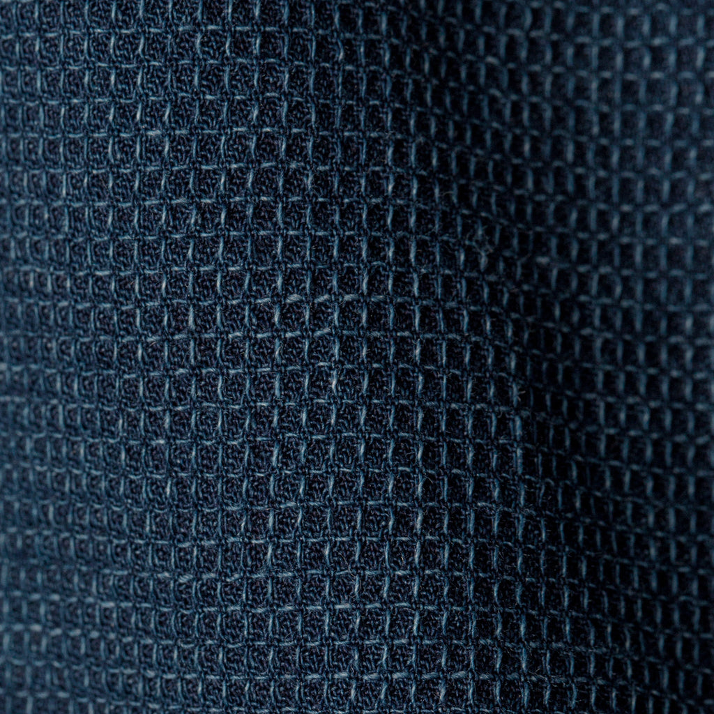 The Short Sleeve Jack in Mini Indigo Waffle