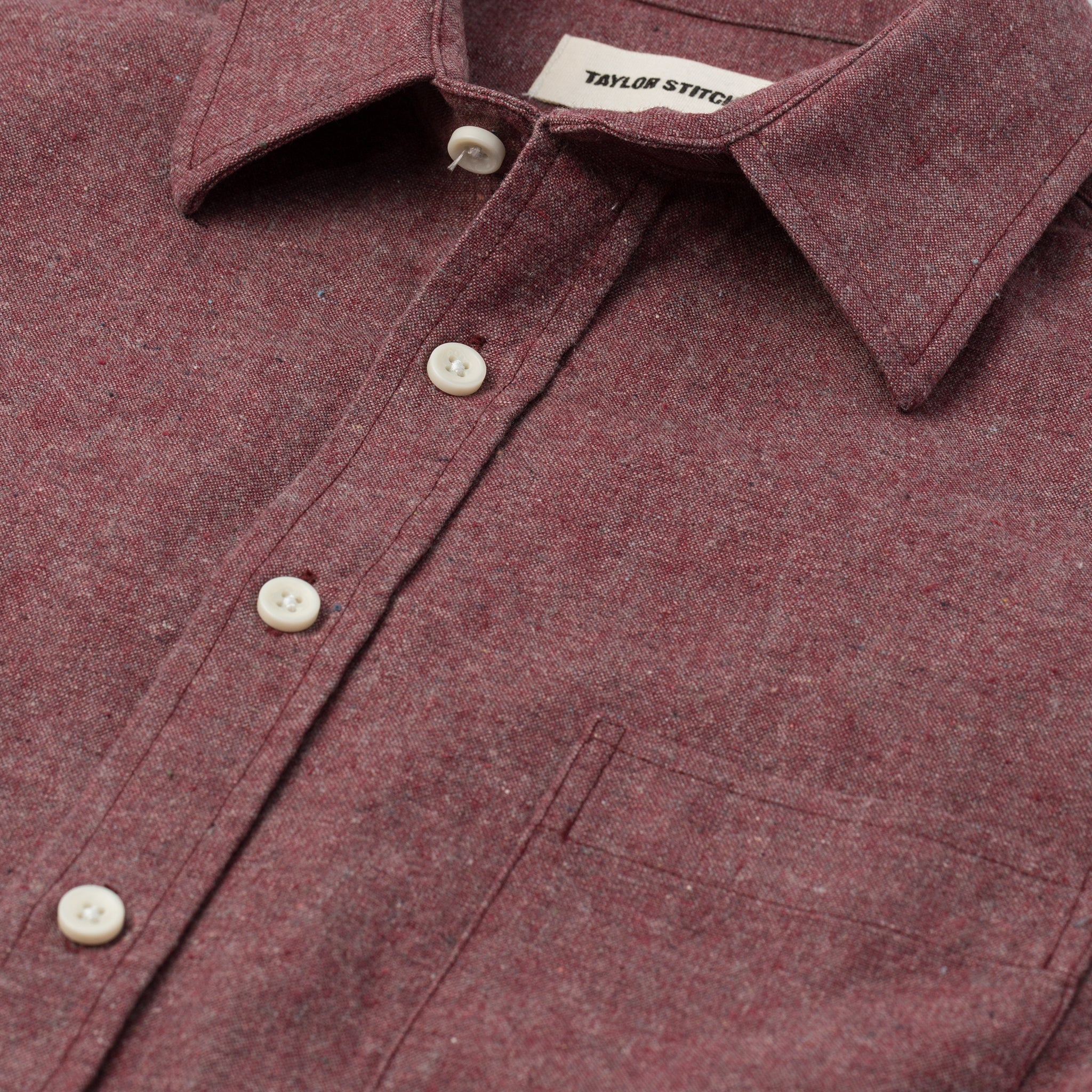 The Short Sleeve California in Burgundy Hemp