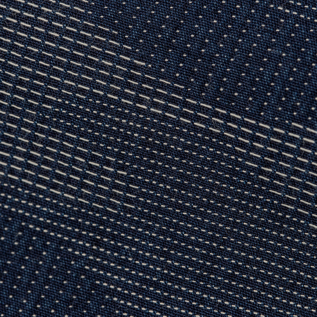 The Short Sleeve Jack in Indigo Jacquard Camo